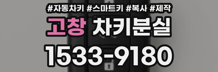 고창 차키분실