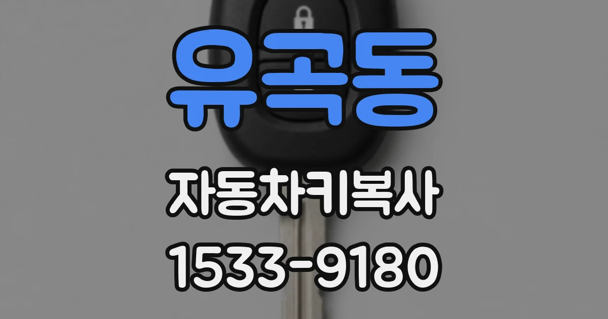 유곡동 자동차키복사