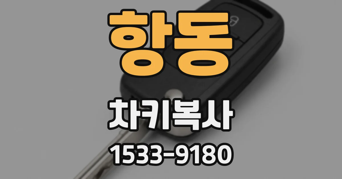 항동 차키복사