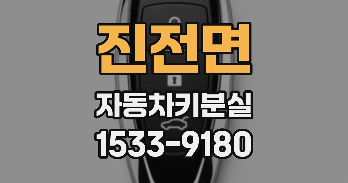 진전면 자동차키분실