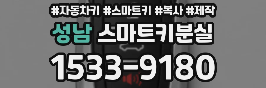 성남 스마트키분실
