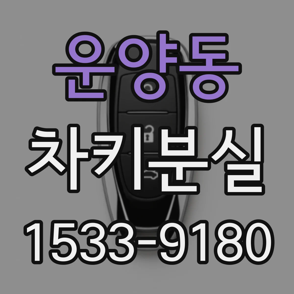 운양동 차키분실