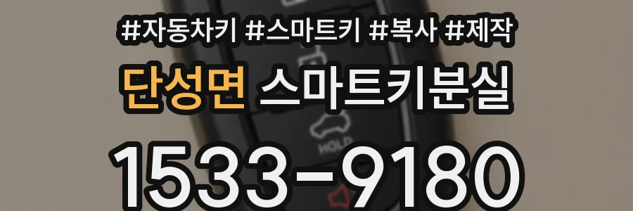 단성면 스마트키분실