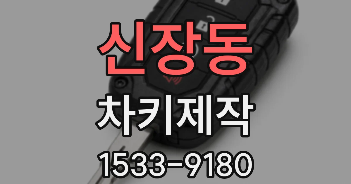 신장동 차키제작