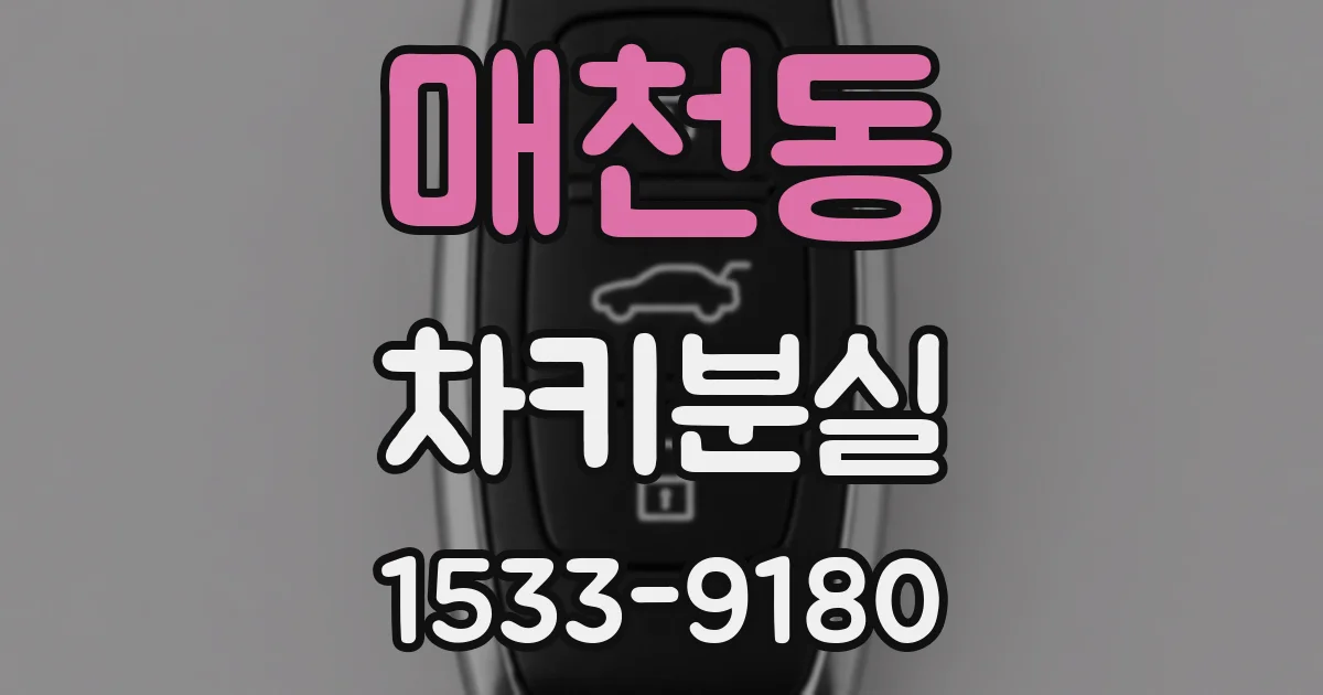 매천동 차키분실