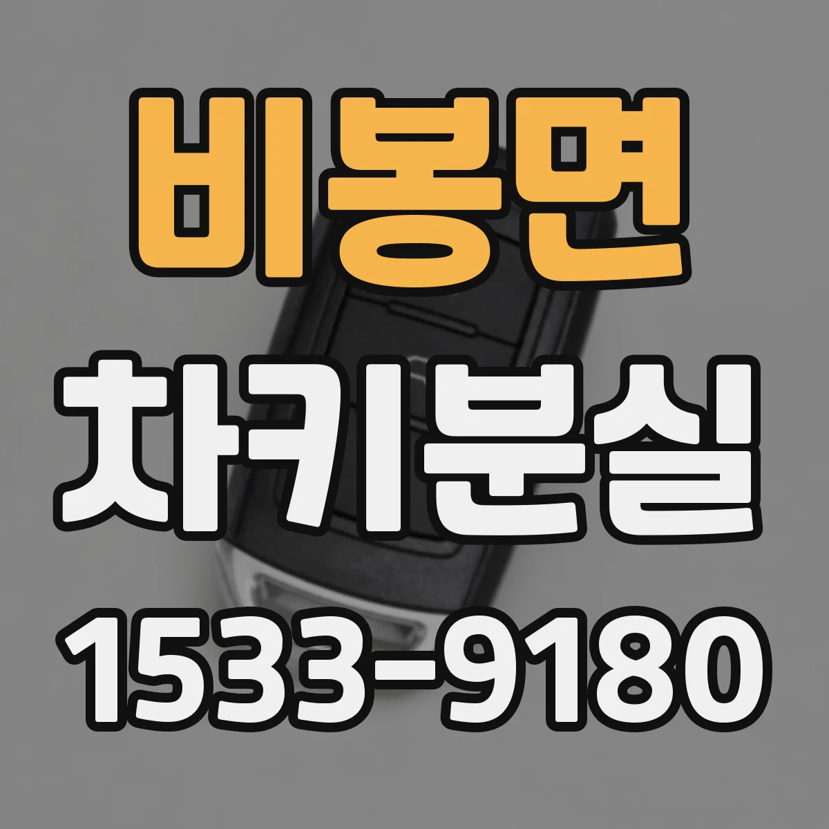 비봉면 차키분실