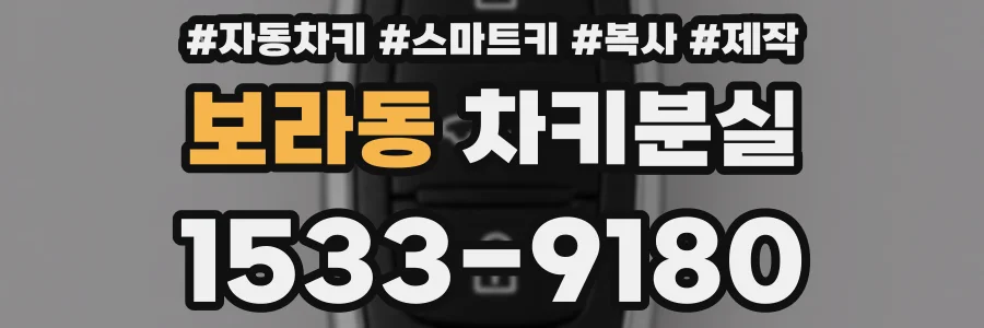 보라동 차키분실