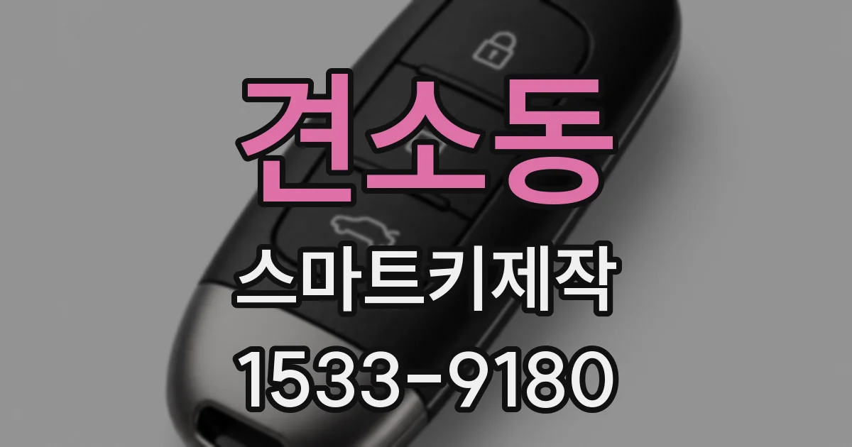 견소동 스마트키제작