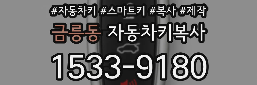 금릉동 자동차키복사