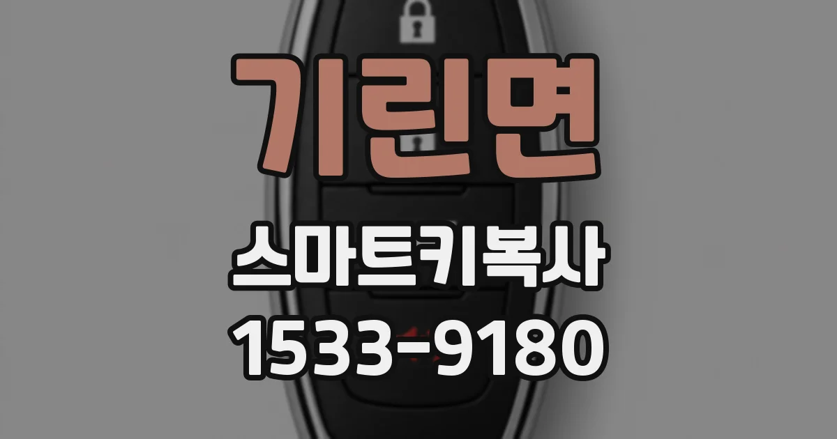 기린면 스마트키복사