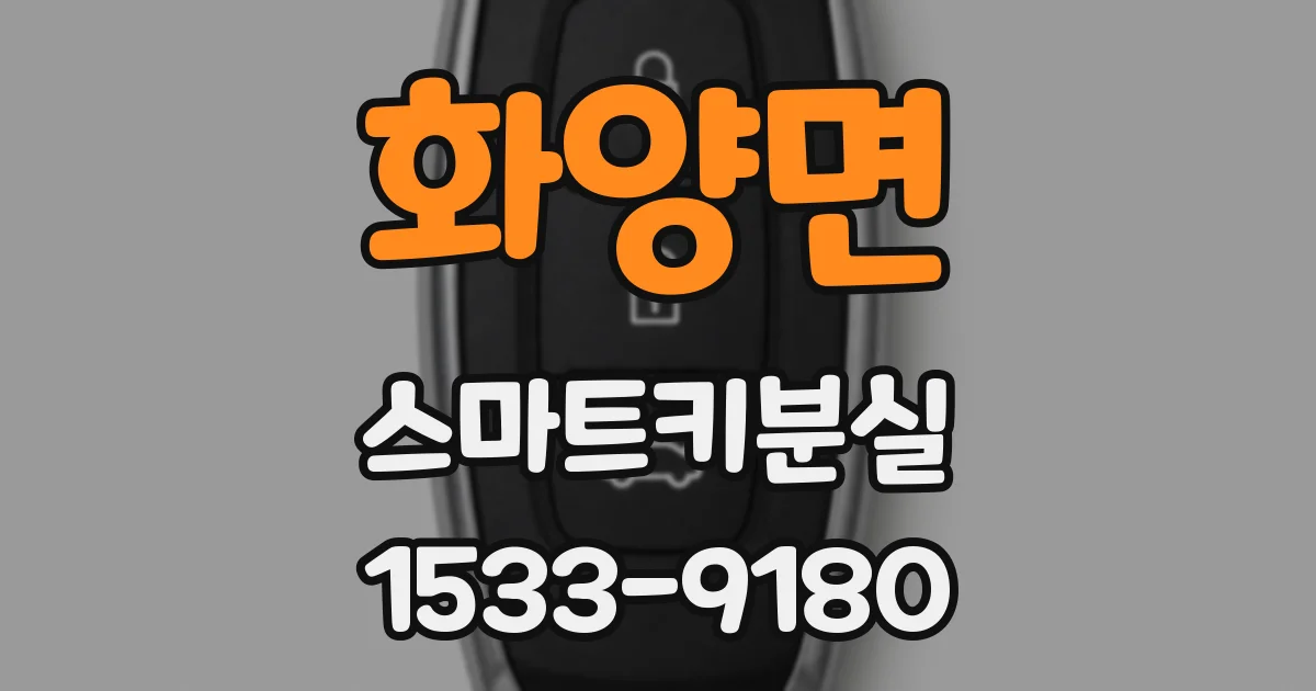 화양면 스마트키분실