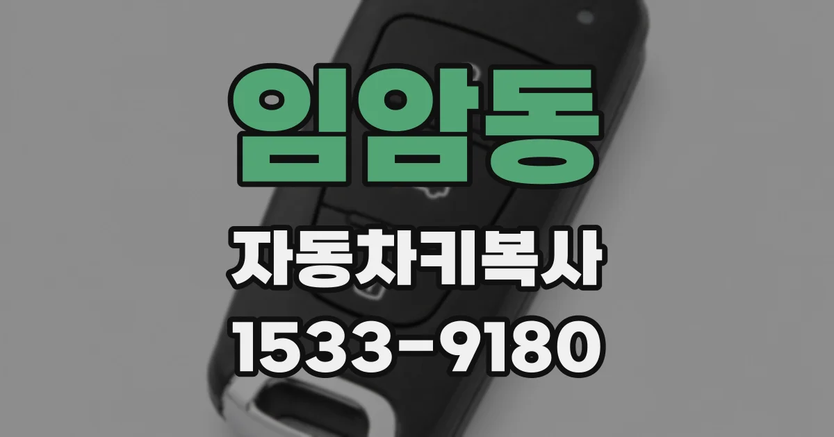 임암동 자동차키복사