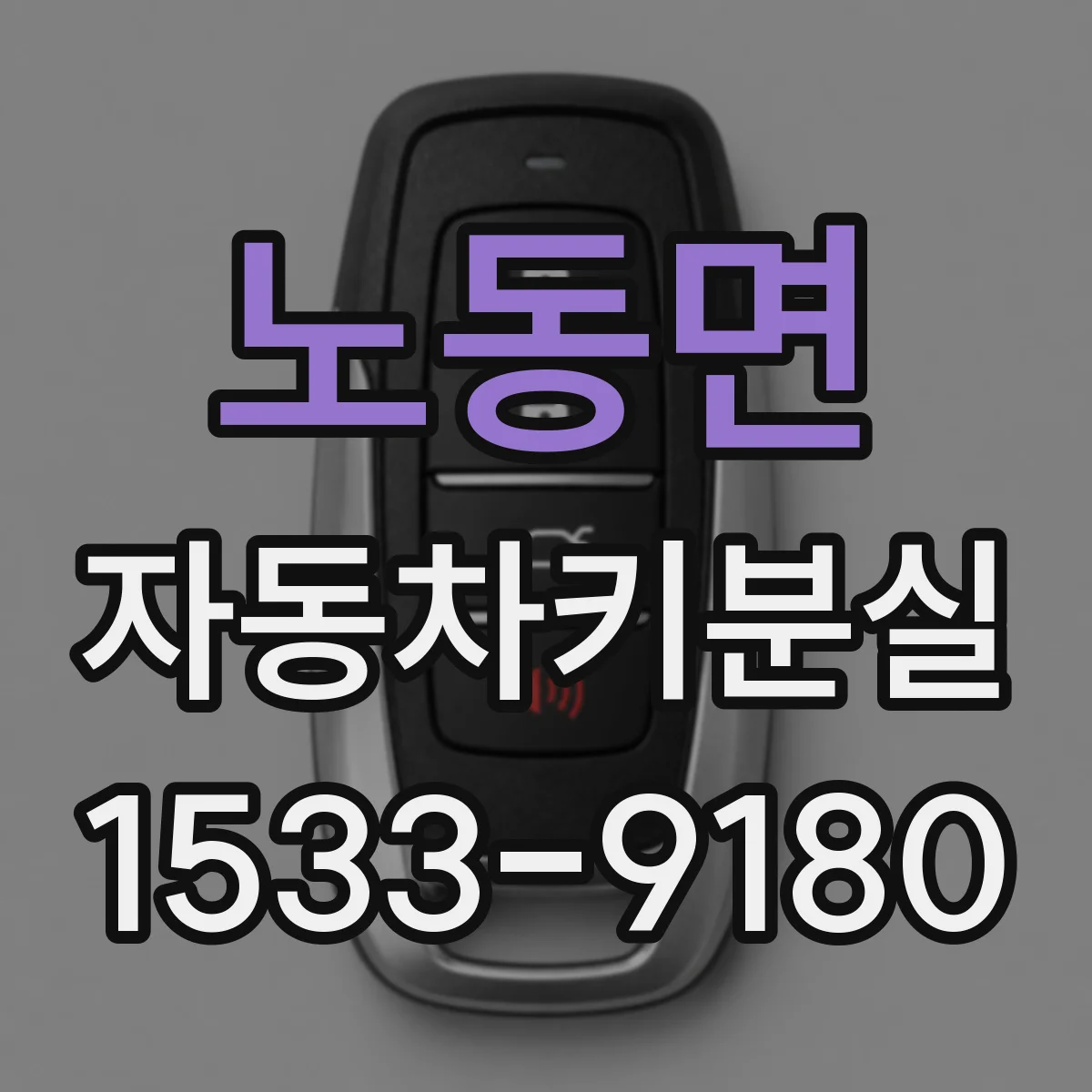노동면 자동차키분실