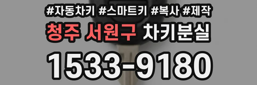 청주 서원구 차키분실