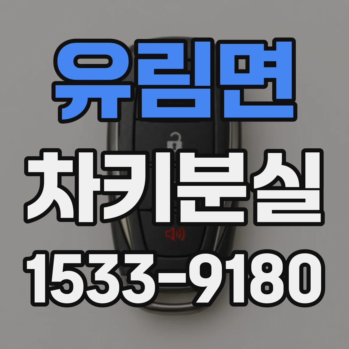 유림면 차키분실