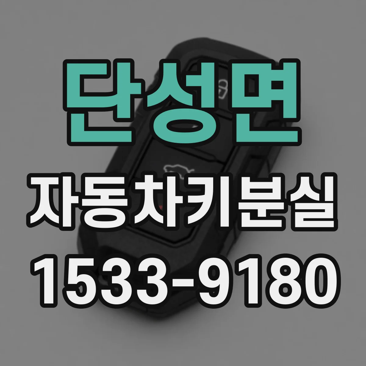 단성면 자동차키분실