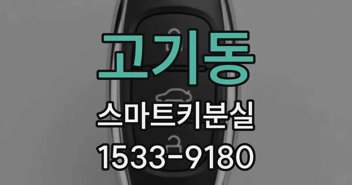 고기동 스마트키분실