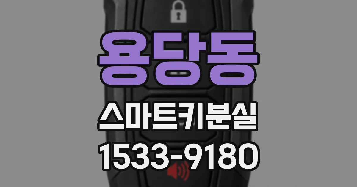 용당동 스마트키분실