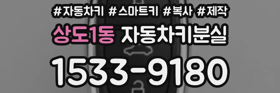 상도1동 자동차키분실