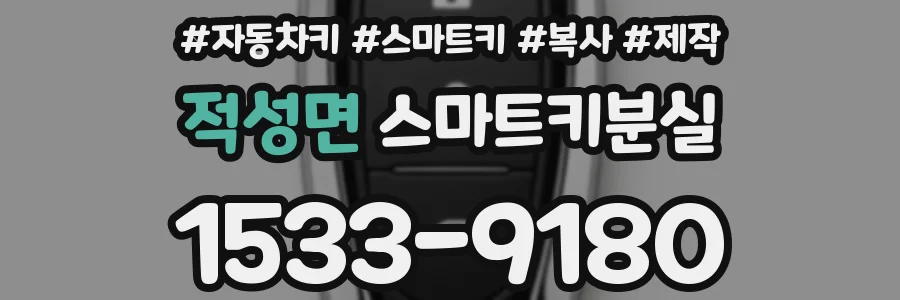 적성면 스마트키분실