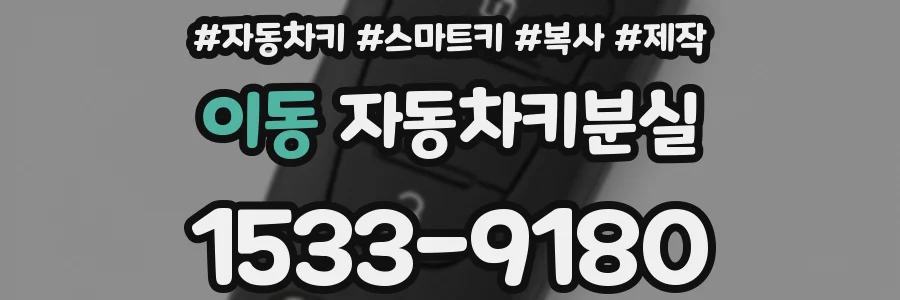 이동 자동차키분실