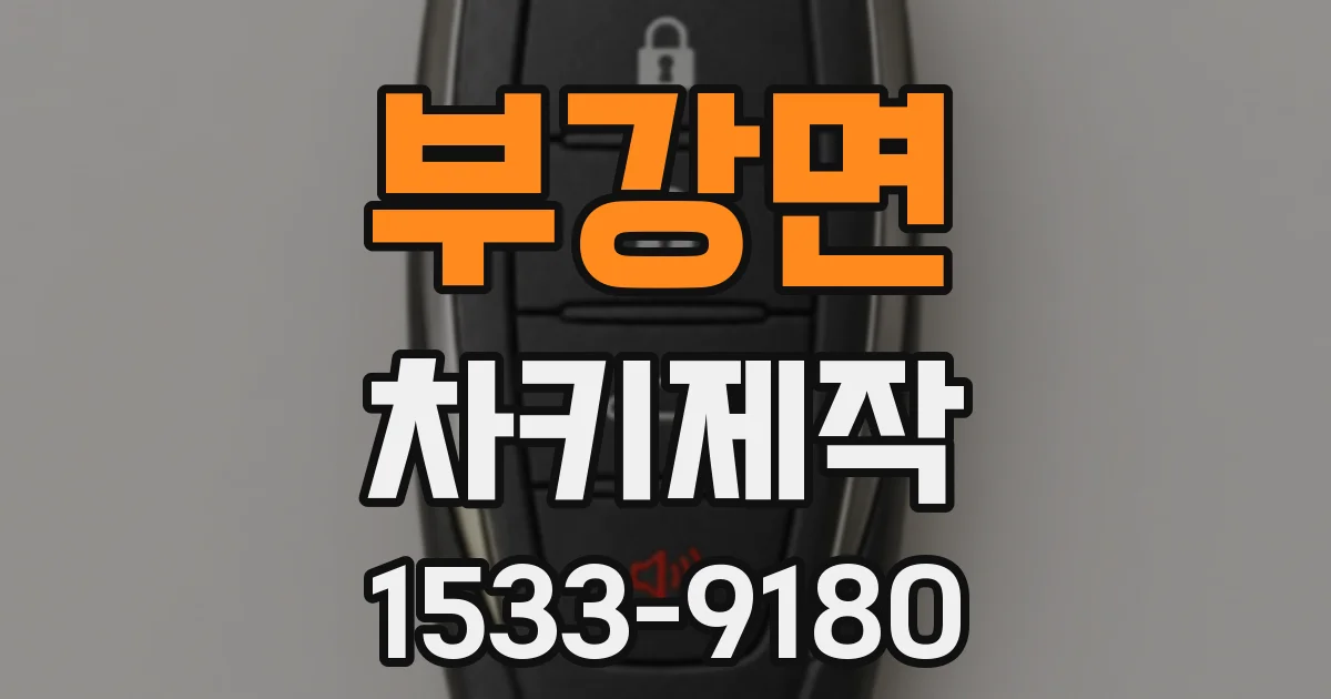 부강면 차키제작