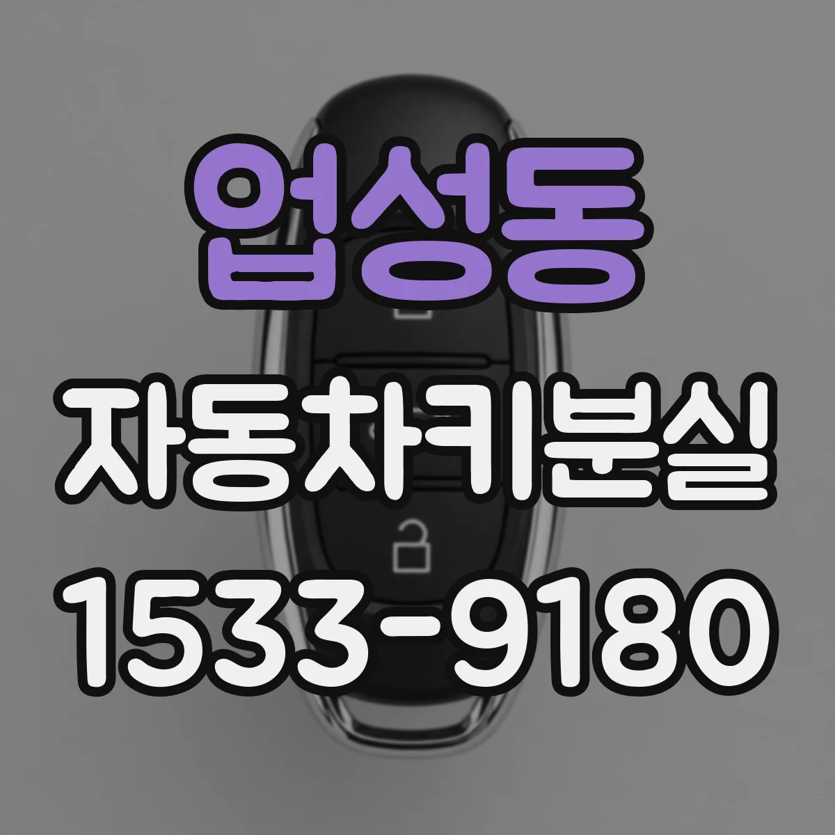 업성동 자동차키분실