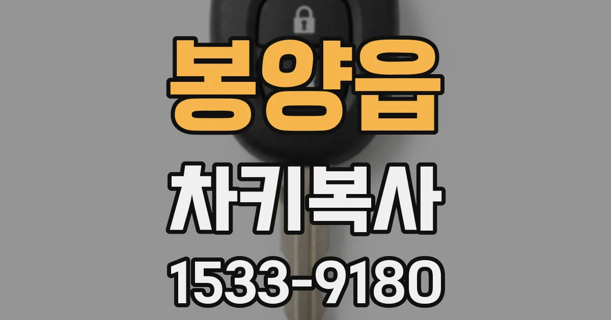 봉양읍 차키복사