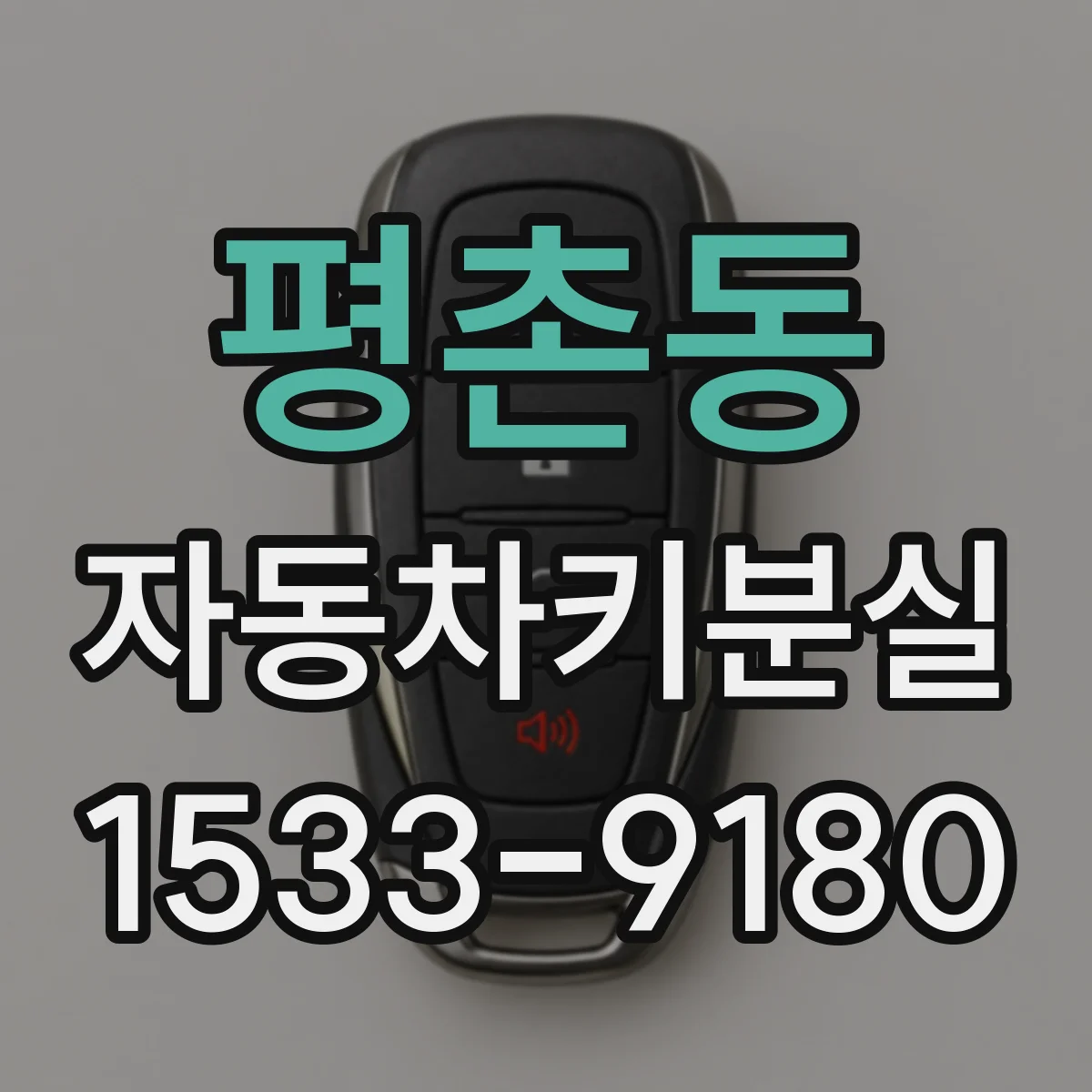 평촌동 자동차키분실