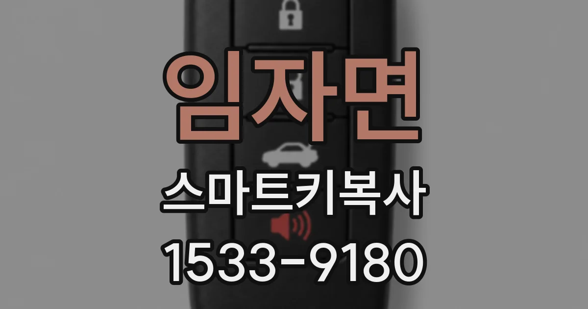 임자면 스마트키복사