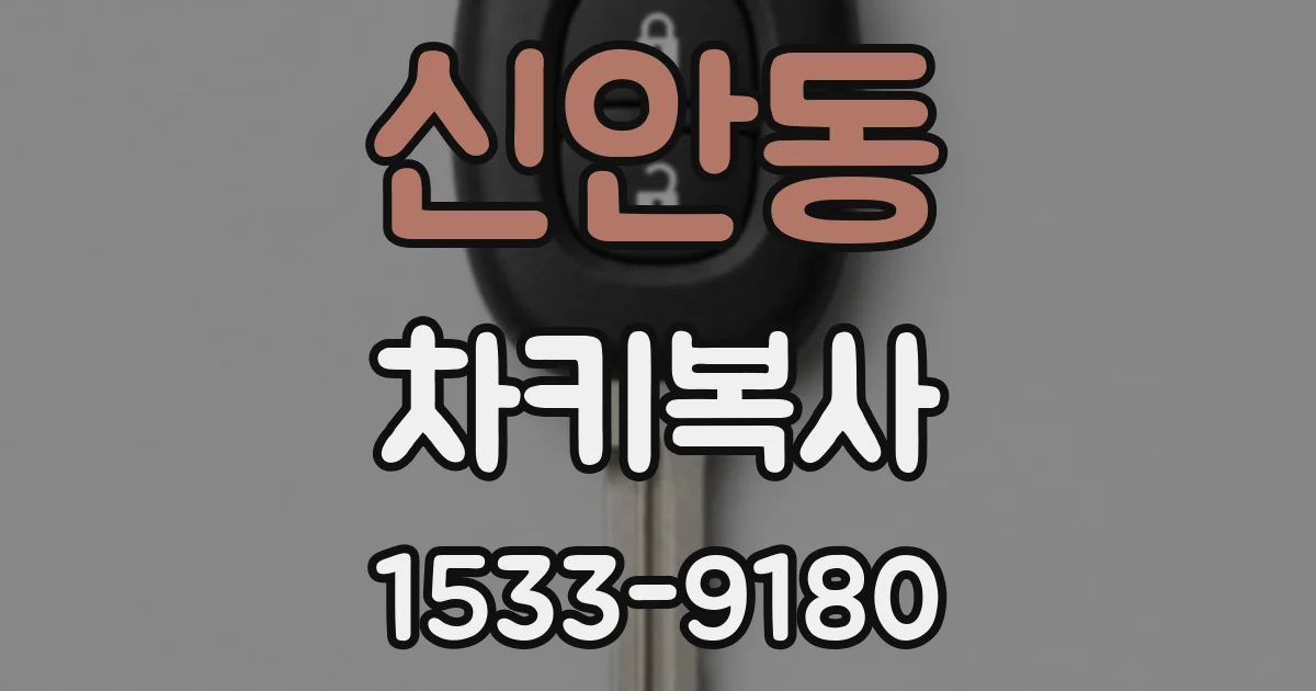 신안동 차키복사
