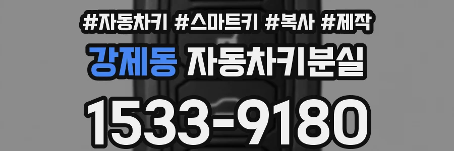 강제동 자동차키분실