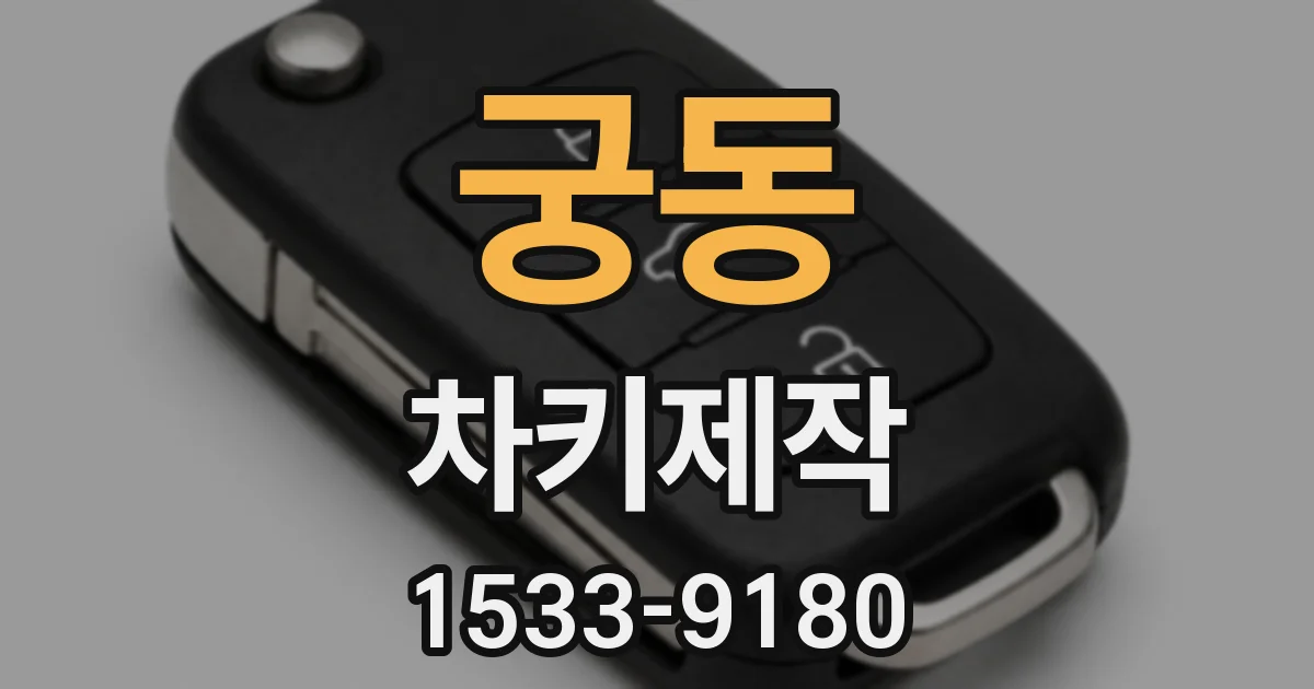 궁동 차키제작