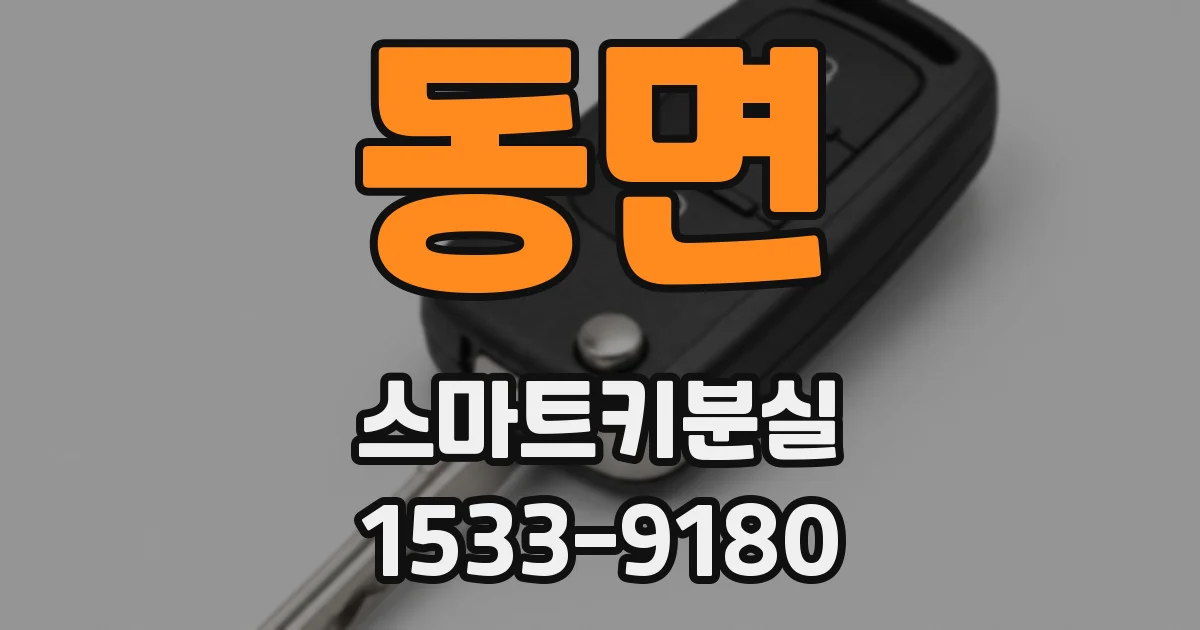 동면 스마트키분실