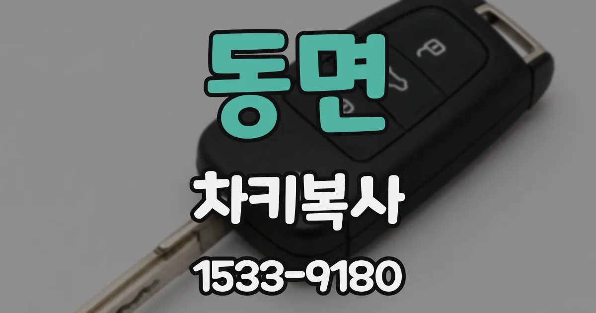 동면 차키복사