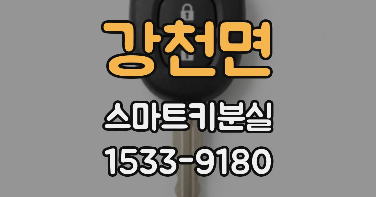 강천면 스마트키분실