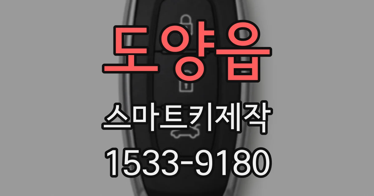 도양읍 스마트키제작