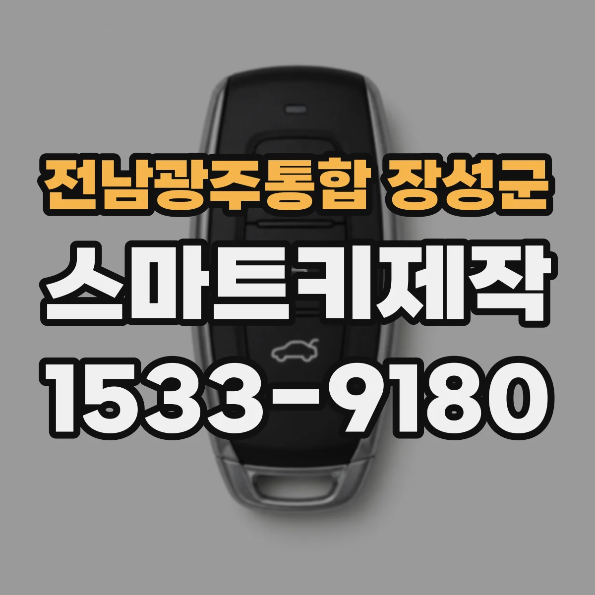 전남광주통합 장성군 스마트키제작