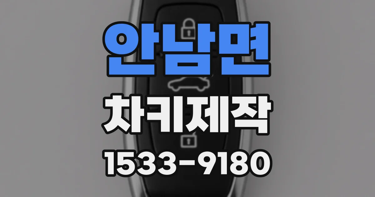 안남면 차키제작