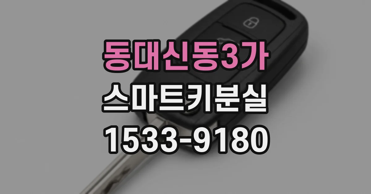동대신동3가 스마트키분실