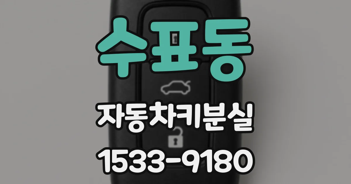 수표동 자동차키분실