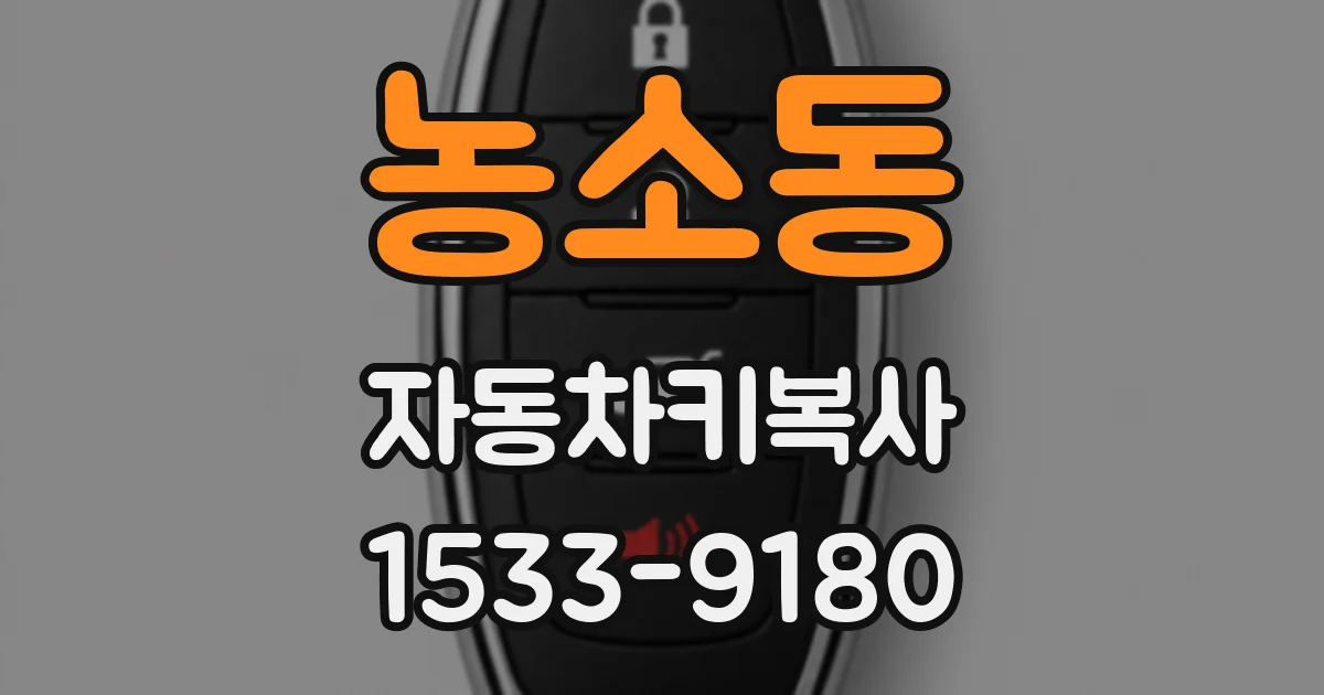 농소동 자동차키복사