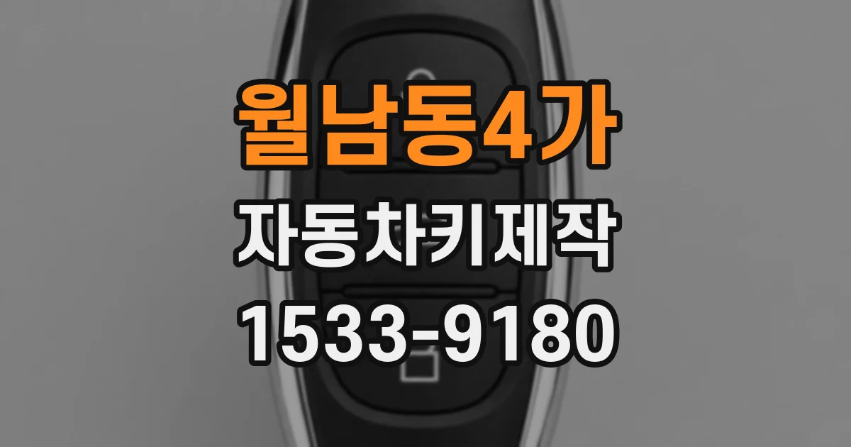 월남동4가 자동차키제작