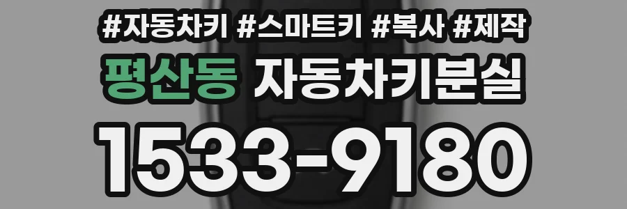 평산동 자동차키분실
