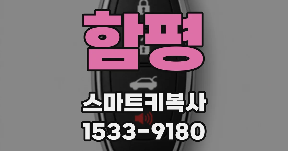 함평 스마트키복사