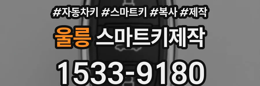 울릉 스마트키제작