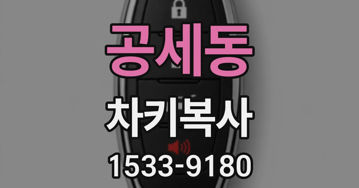 공세동 차키복사