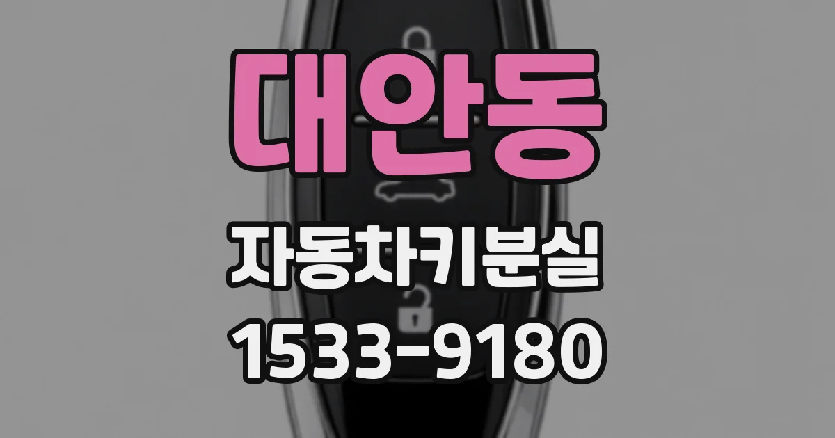 대안동 자동차키분실