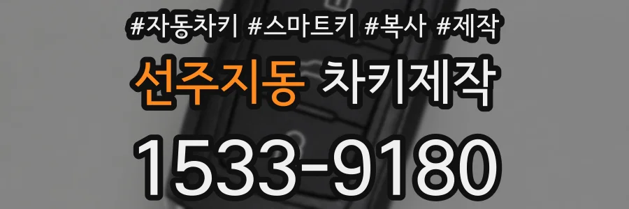 선주지동 차키제작