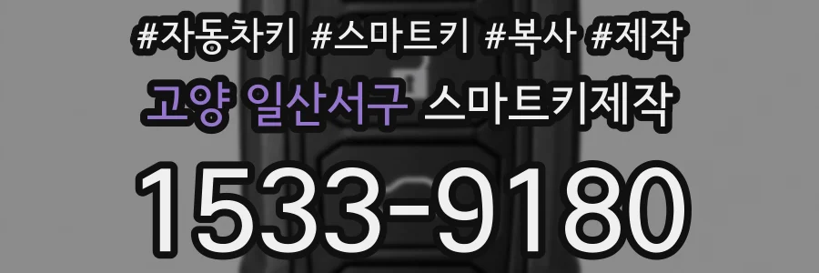 고양 일산서구 스마트키제작